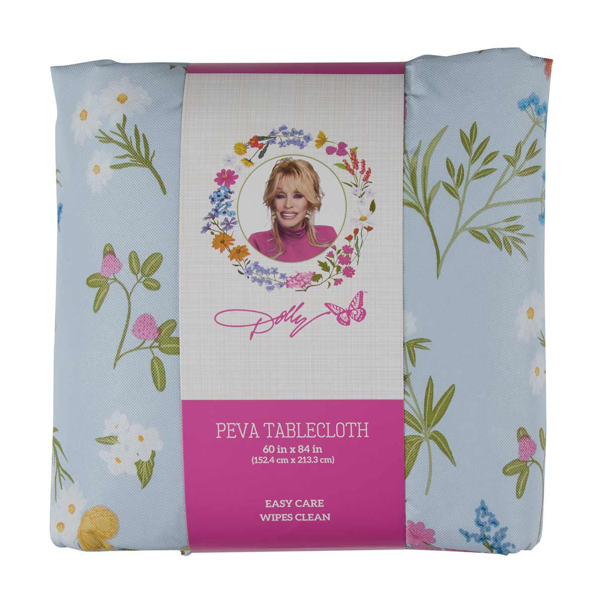 Dolly-Parton-Spring-PEVA-Tablecloth,-60-in-x-84-in,-Assorted