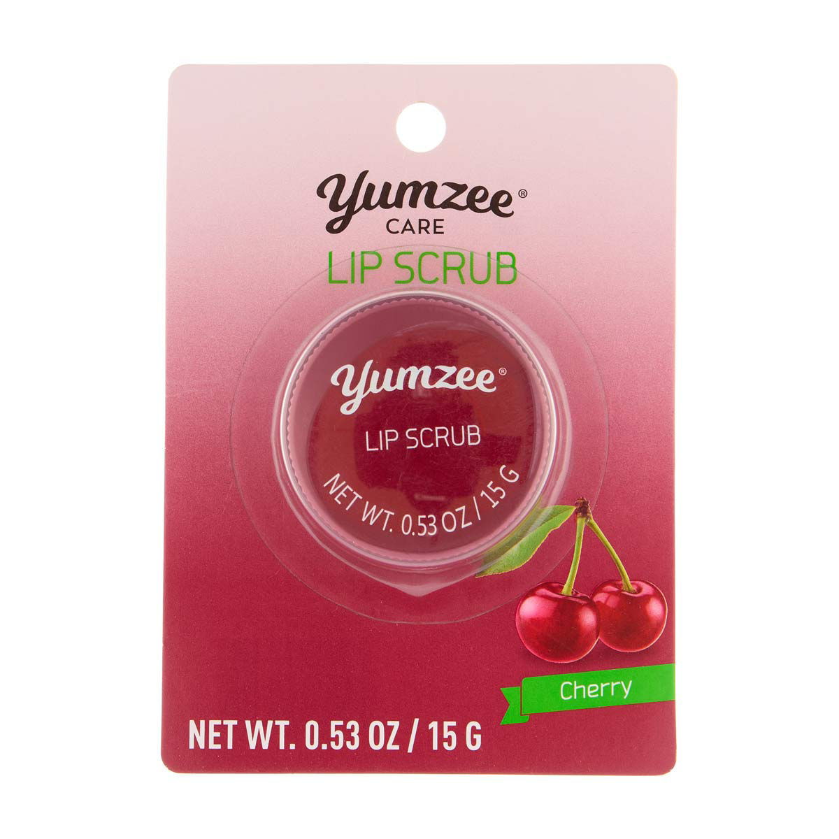 Yumzee-Care-Cherry-Lip-Scrub,-0.53-oz