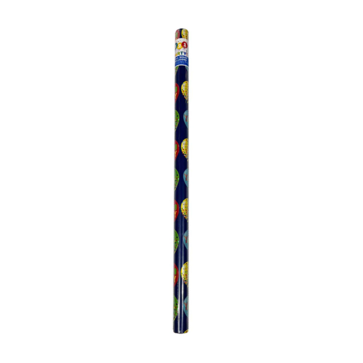 321 Party! Birthday Gift Wrapping Paper Roll, 30 inx13 sq ft, 5 Assorted Designs