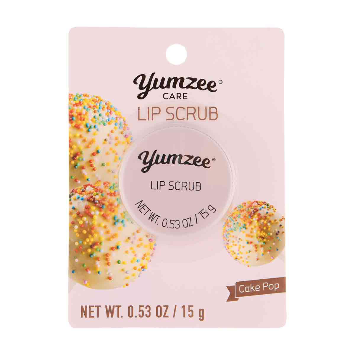 Yumzee Care Cake Pop Lip Scrub, 0.53 oz