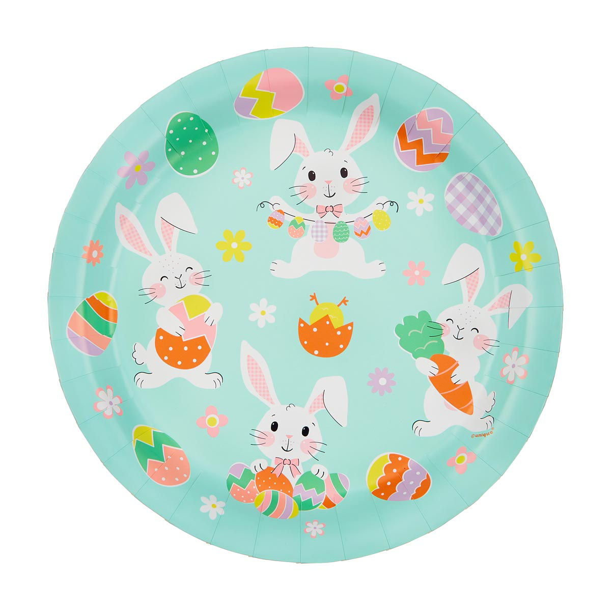 Easter-Printed-Adorable-Round-Plates,-9-in