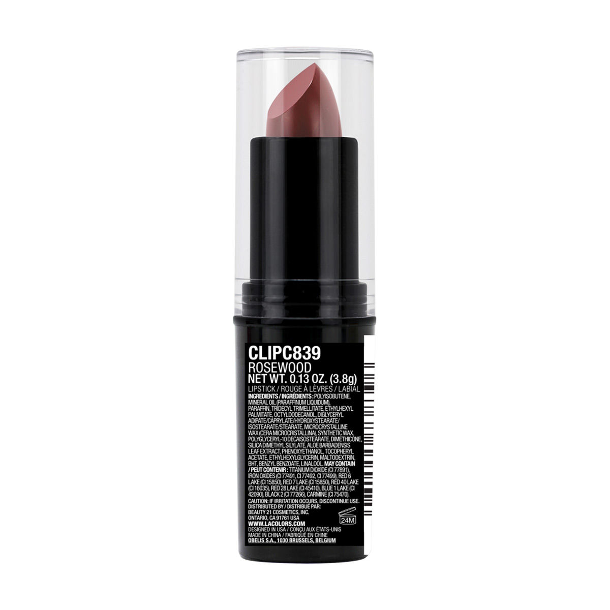 Buy LA COLORS Pout Chaser Lipstick - Rosewood from Dollar General -  available, image size:1200x1200