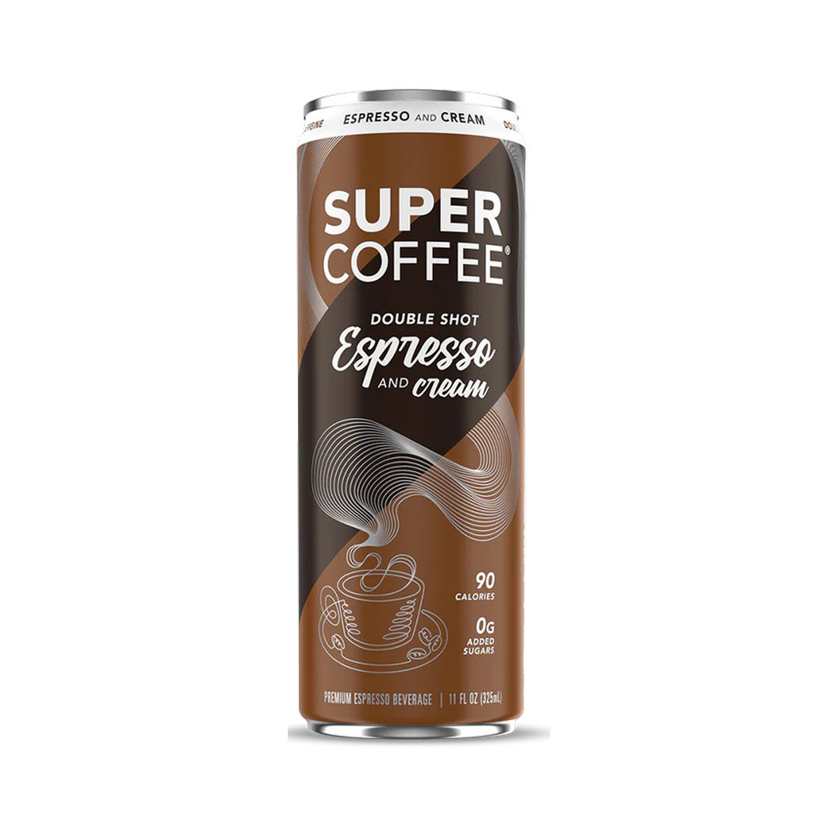 Super Coffee Double Shot Espresso & Cream Premium Espresso Beverage, 11 fl oz