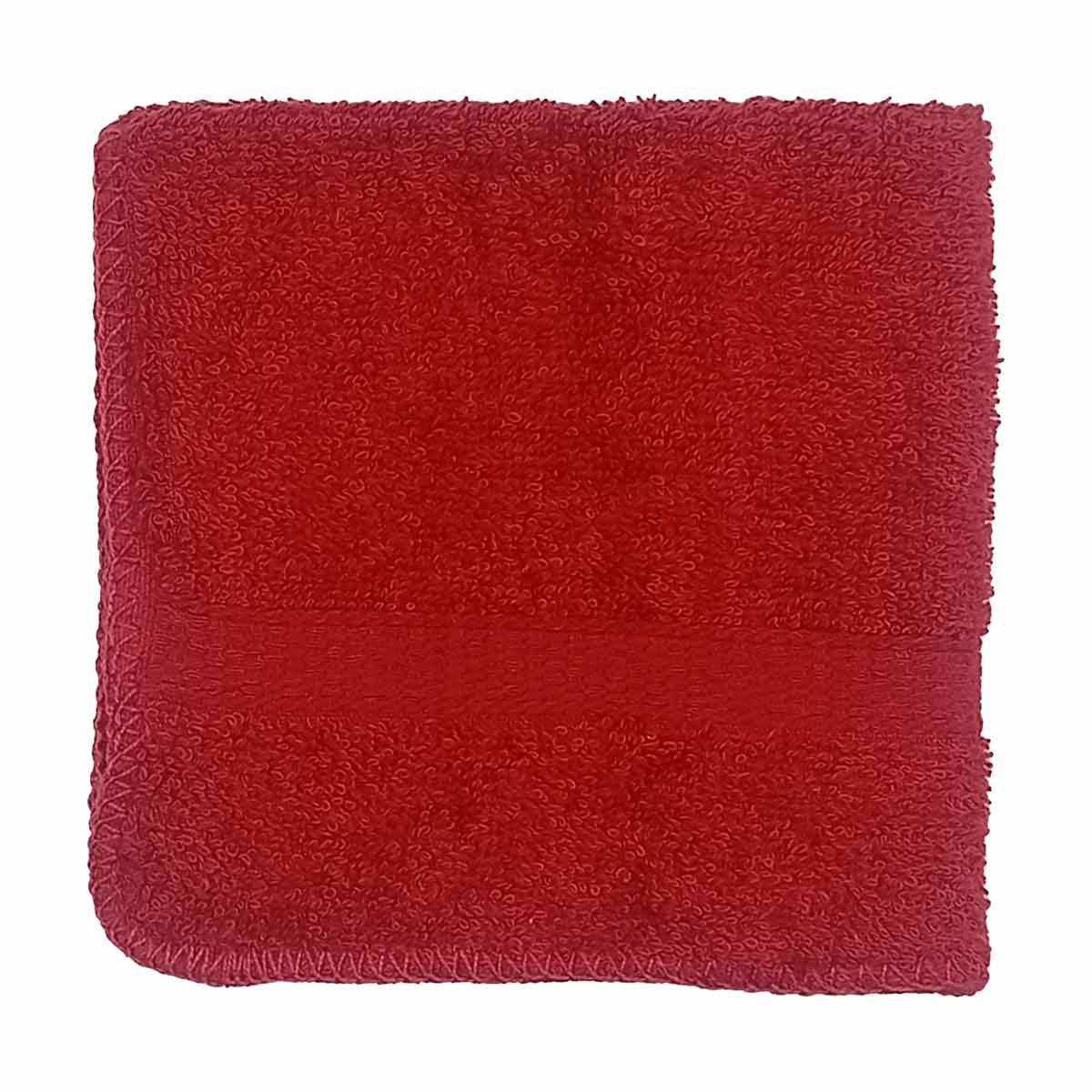Comfort Bay Basics Washcloth, Red