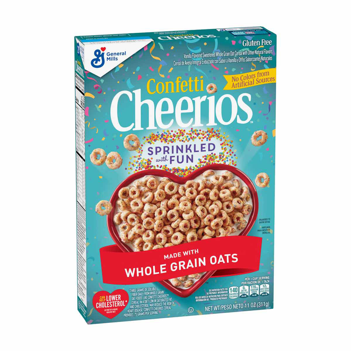 Confetti Cheerios Vanilla Flavored Gluten Free Cereal, 11 oz