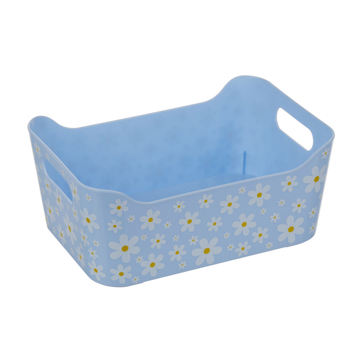 Daisy Print Small Storage Bin