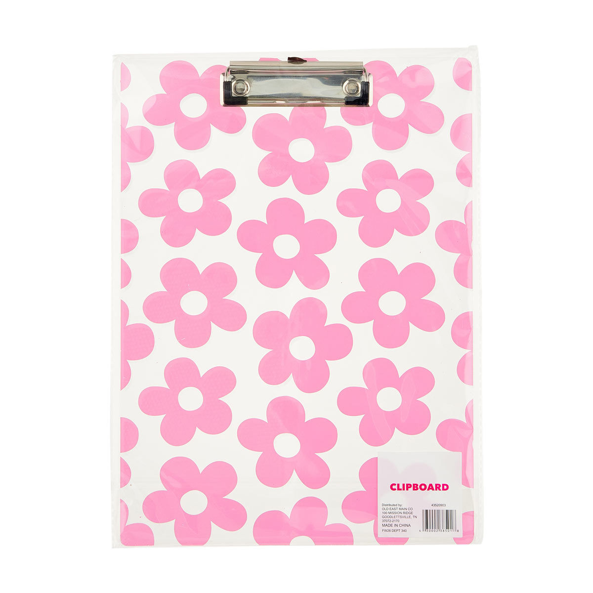 Summer Flower Printed Clipboard