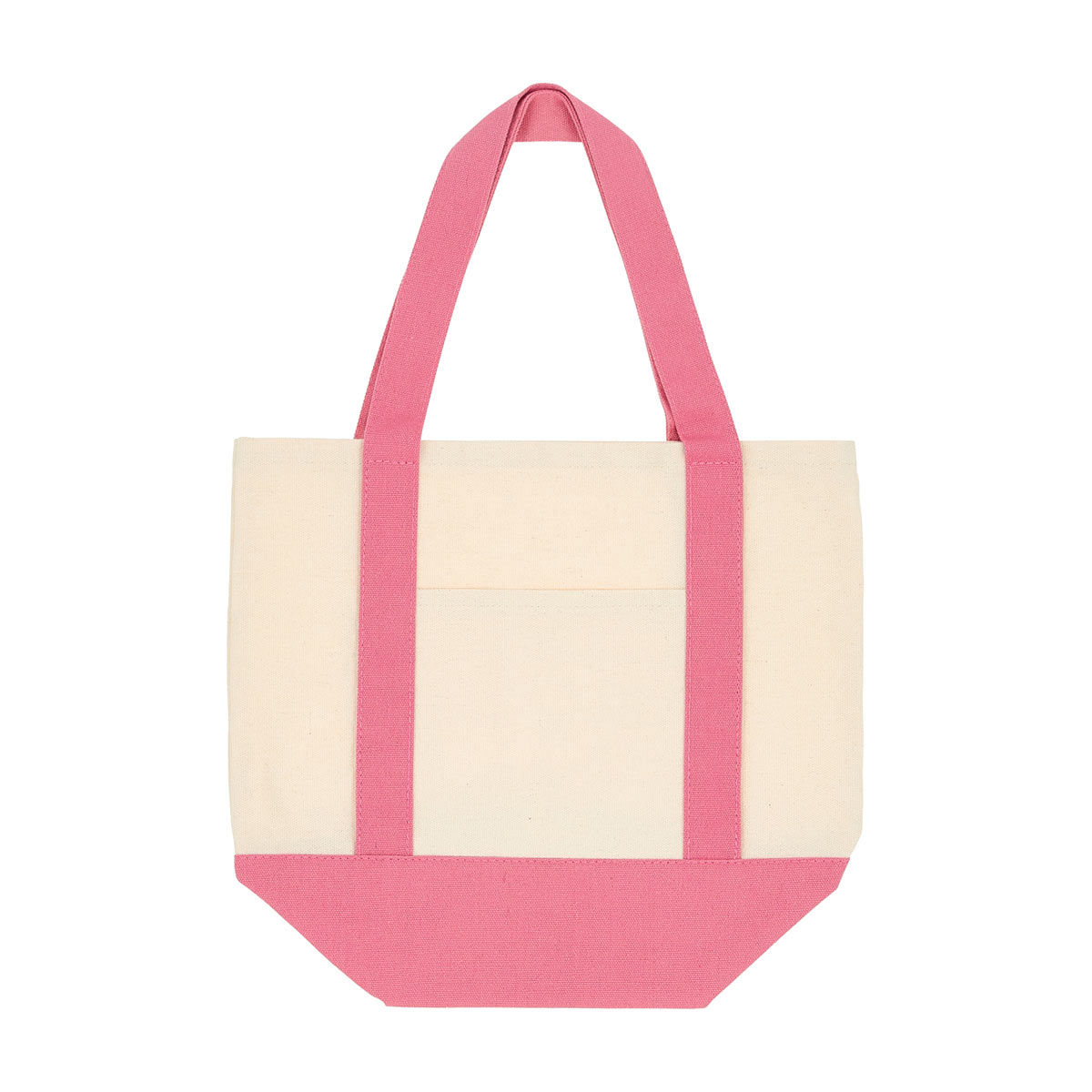 Summer Pink Canvas Mini Storage Tote Bag