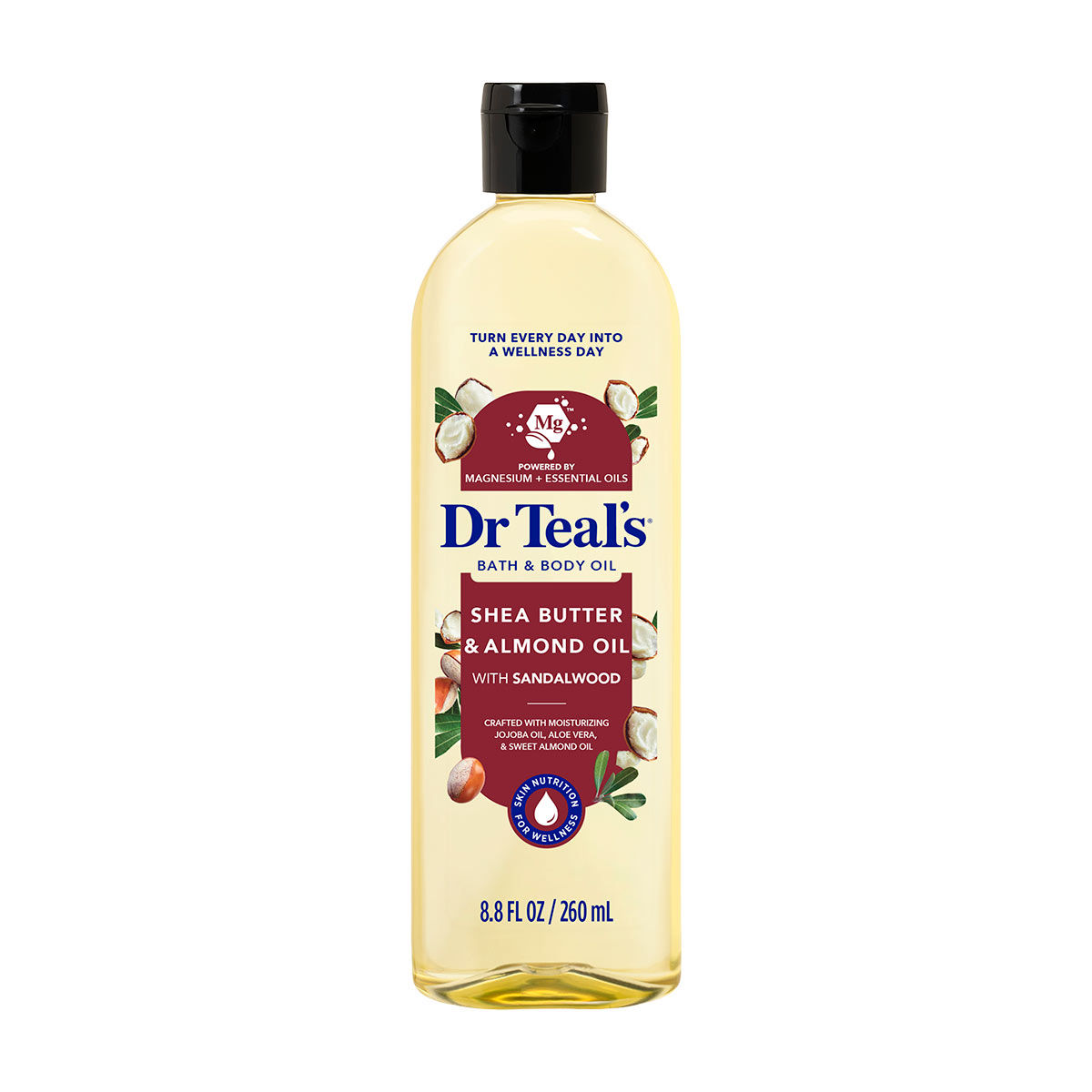 Dr-Teal's-Moisturizing-Bath-&-Body-Oil-with-Shea-Butter-&-Almond-Oil,-8.8-fl-oz