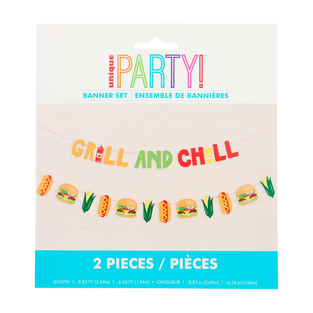 Pssu26 BBQ Ban 1 Ea Unique Banner Set BBQ Party 1 Count — pOpshelf penny item