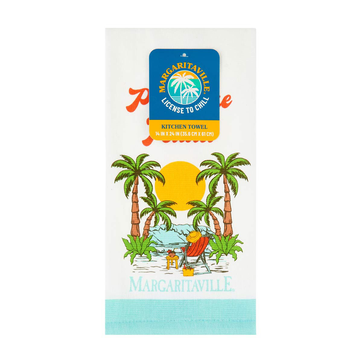 Margaritaville-Paradise-Found-Printed-Kitchen-Towel,-14x24-in