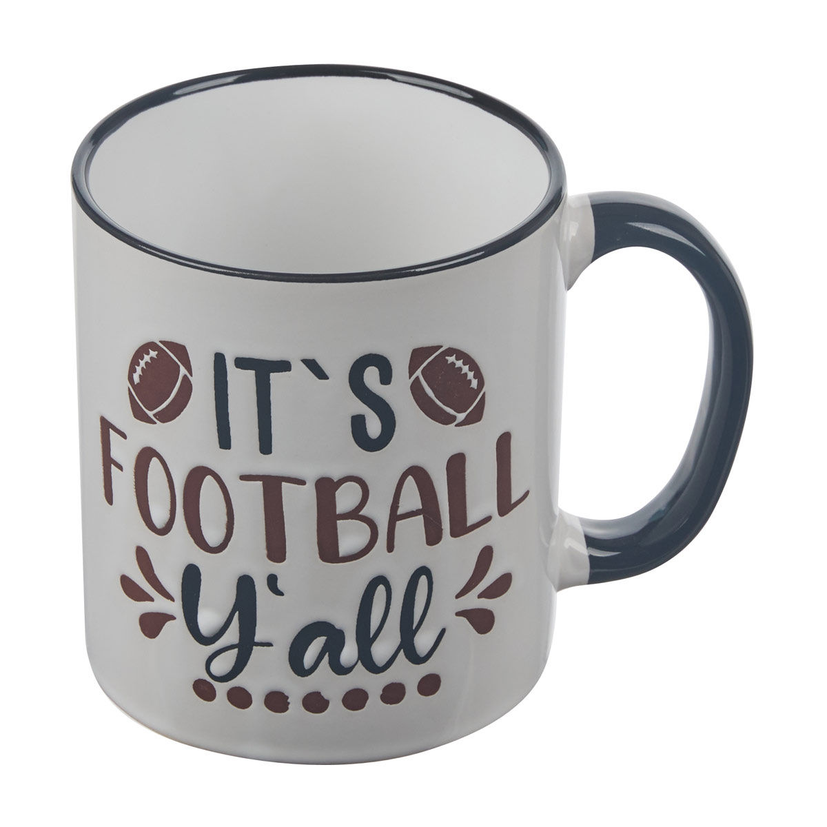 Football Themed Coffee Mug, 20 oz