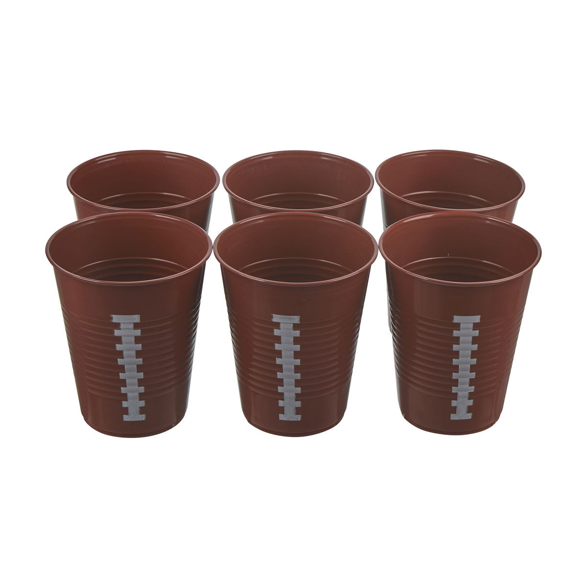 Football Themed Tapered Drink Cup, 6 ct