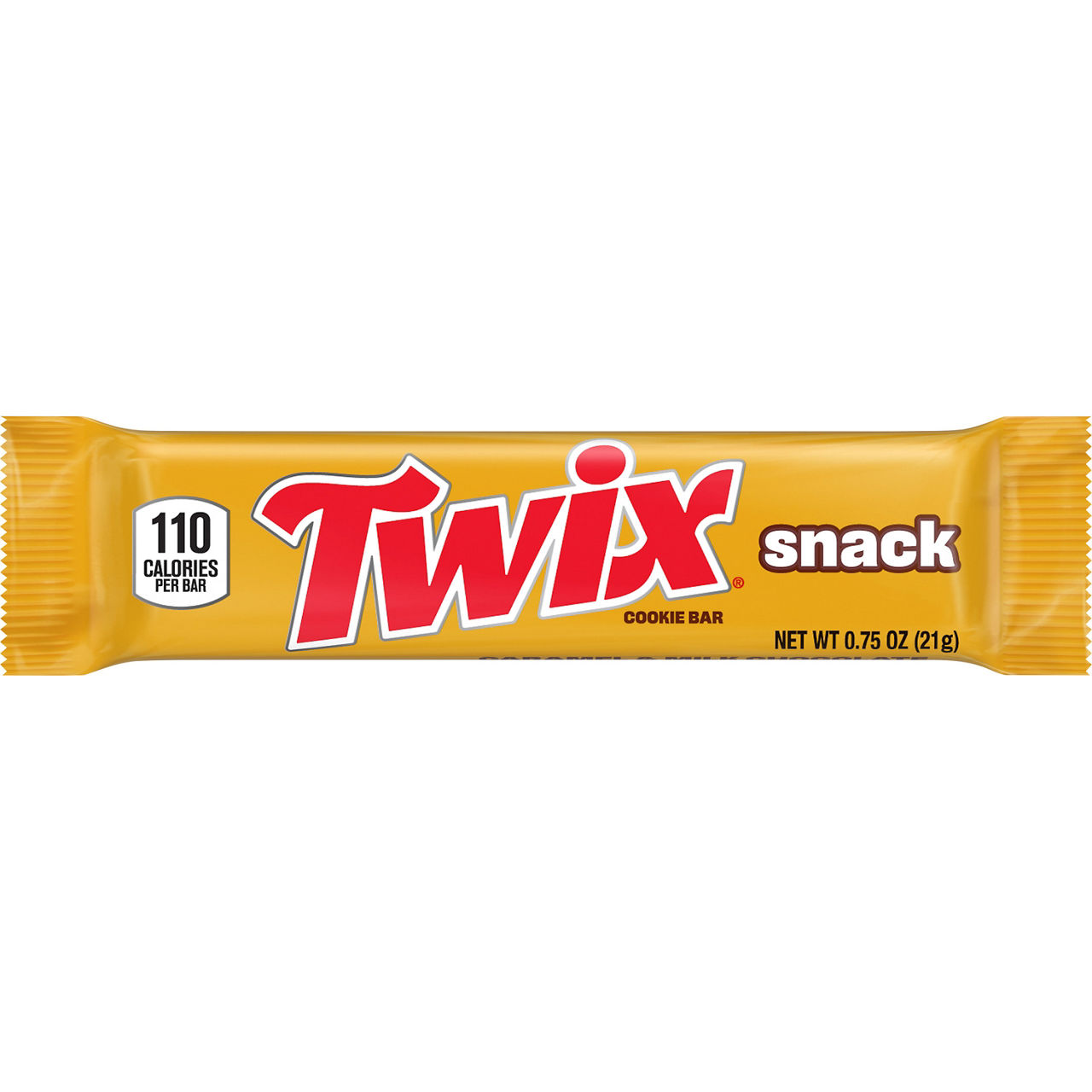 TWIX Snack Size Milk Chocolate Bar, 0.75 Oz Pack
