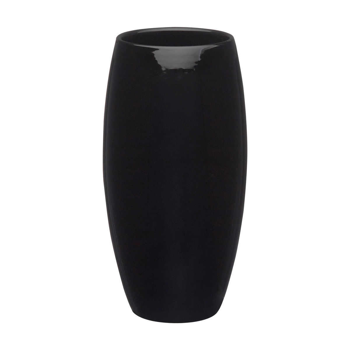Black Ceramic Vase