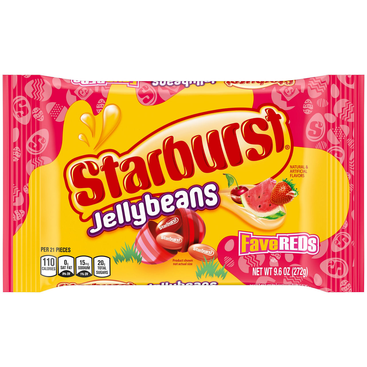 STARBURST FaveRed Easter Jelly Beans Chewy Candy, 9.6 Oz Bag