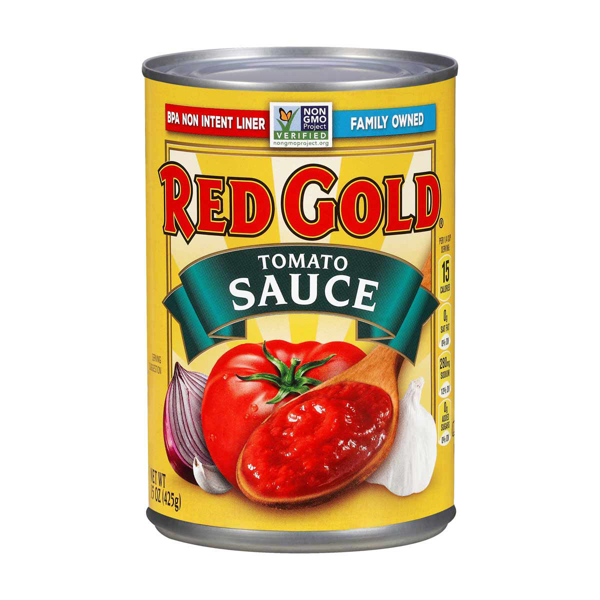 Red Gold Tomato Sauce Can, 15 oz