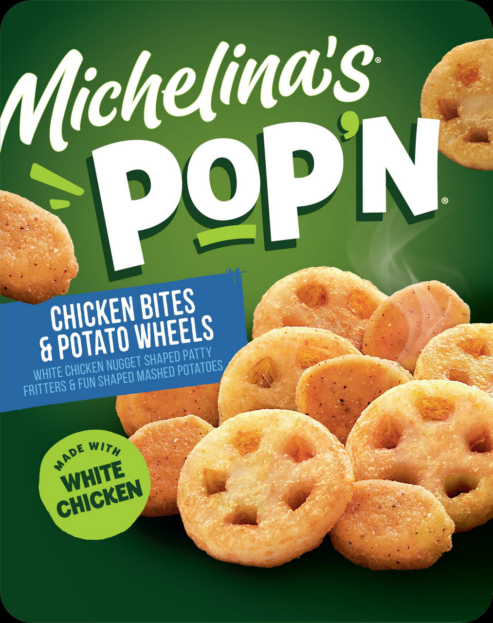 Michelina's Michelina's Pop'n Chicken Nuggets and Wagon Wheel Potatoes (4.5 ounces) 4.5 OZ (Frozen)