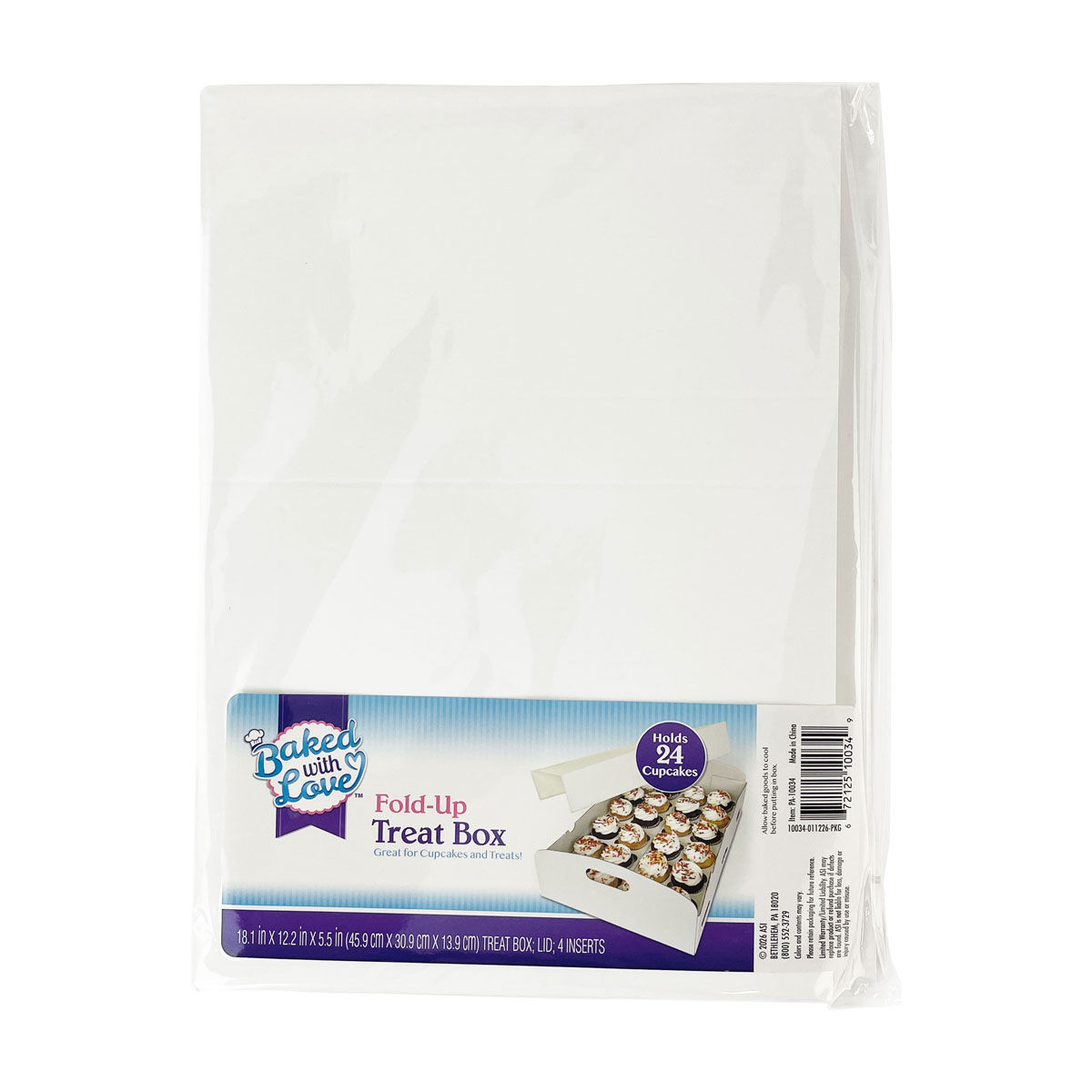 Baked With Love Fold-Up Treat Box