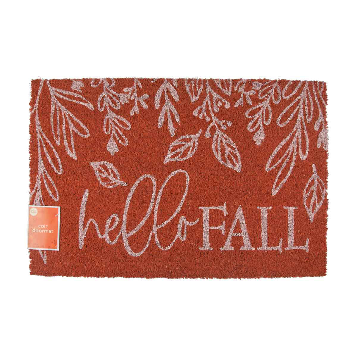 Perfect Harvest Welcome Carved Coir Doormat, 18x27 in
