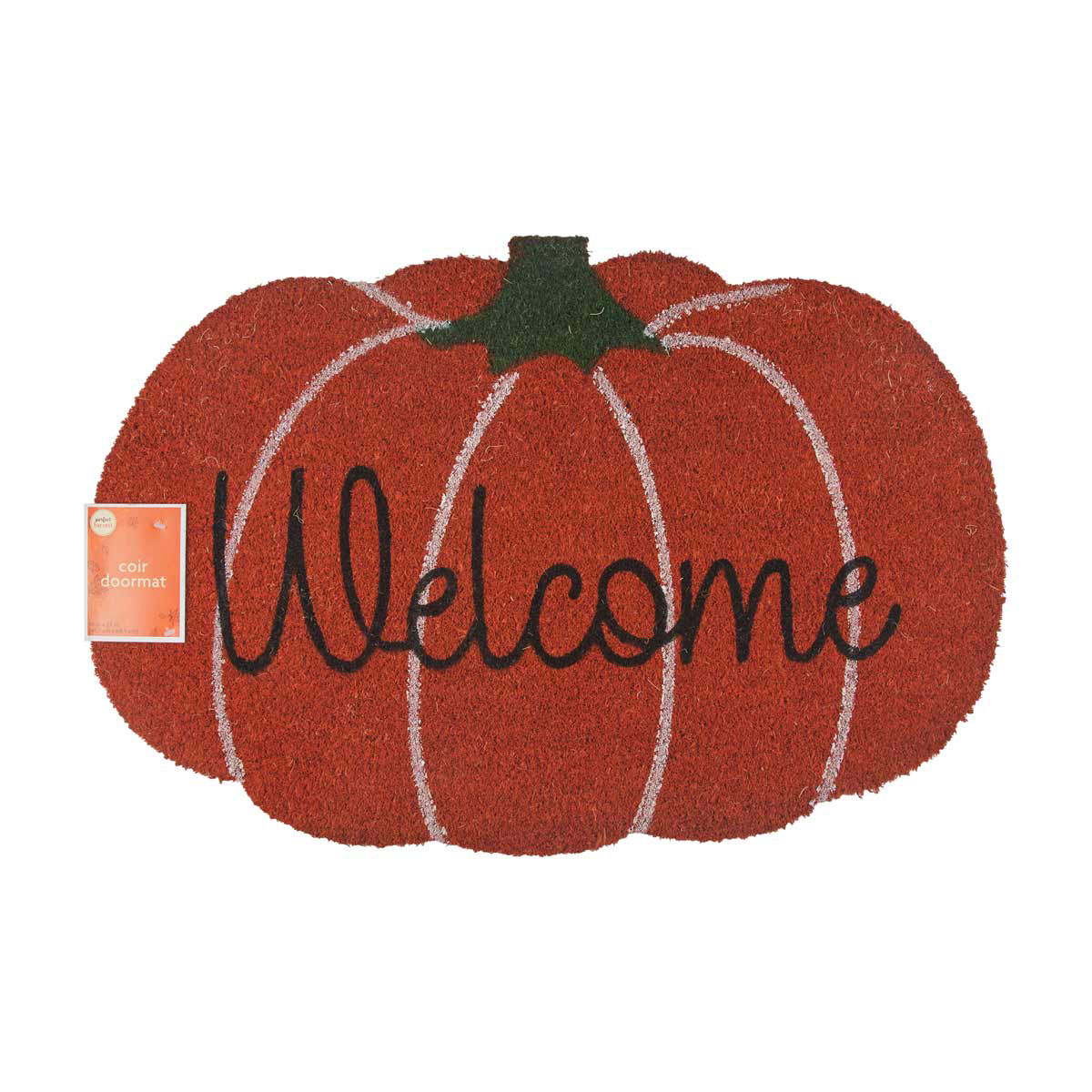 Perfect Harvest Pumpkin Shaped Coir Doormat