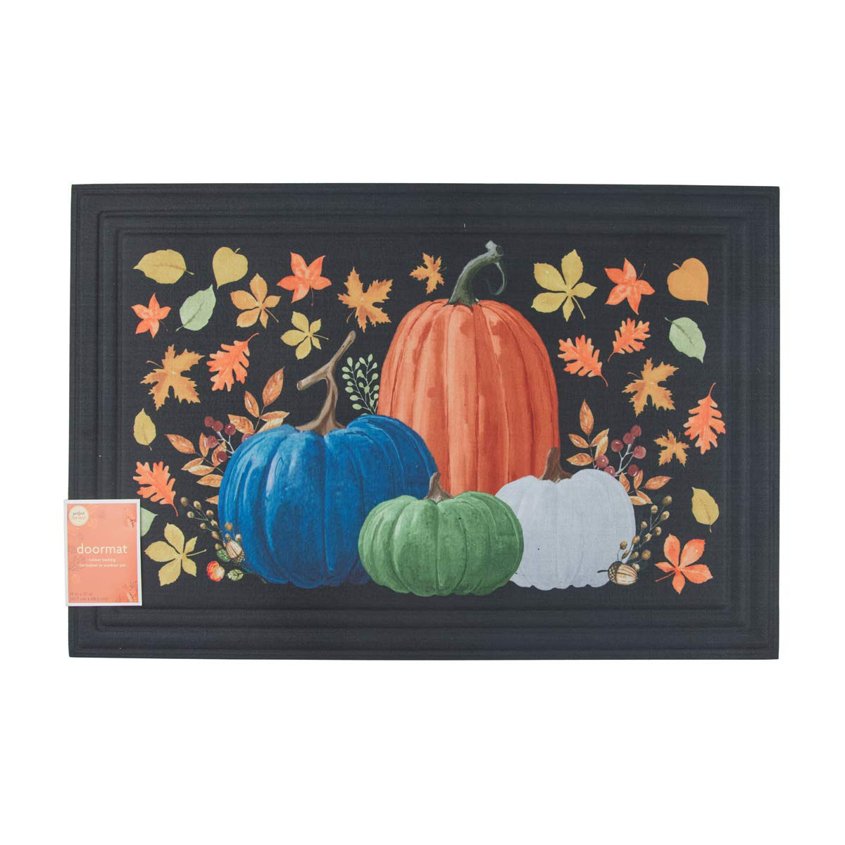 Perfect-Harvest-Pumpkin-Printed-Fashionable-Doormat,-18x27-in