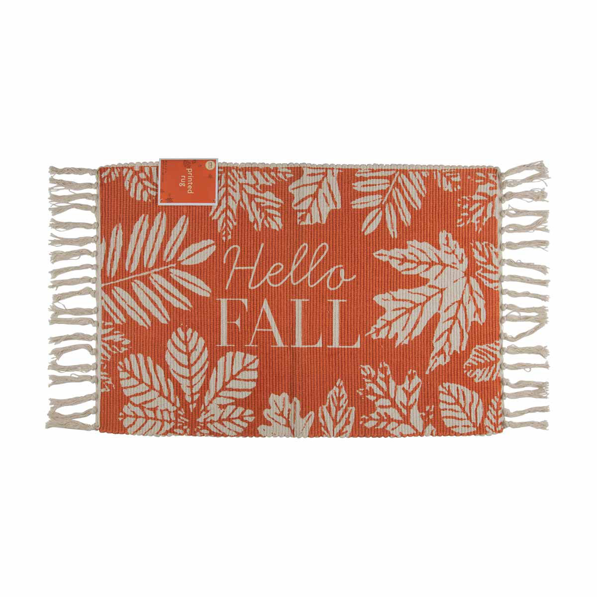 Perfect Harvest 'Hello Fall' Printed Chindi Rug — Dollar General