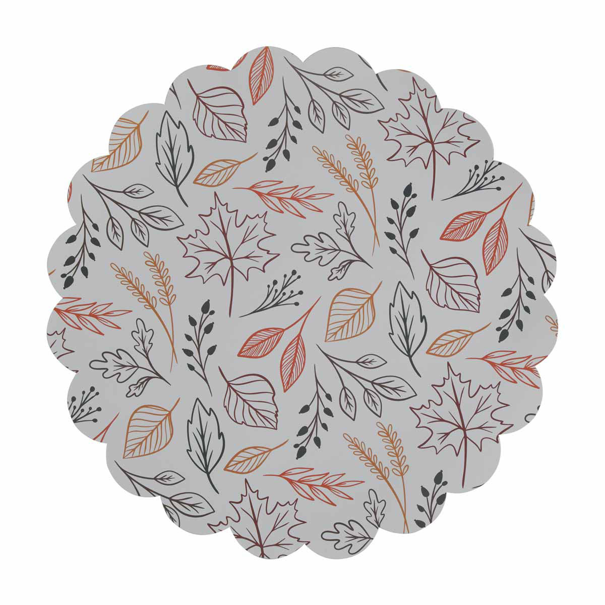 Harvest-Scalloped-Leaf-Printed-Placemat