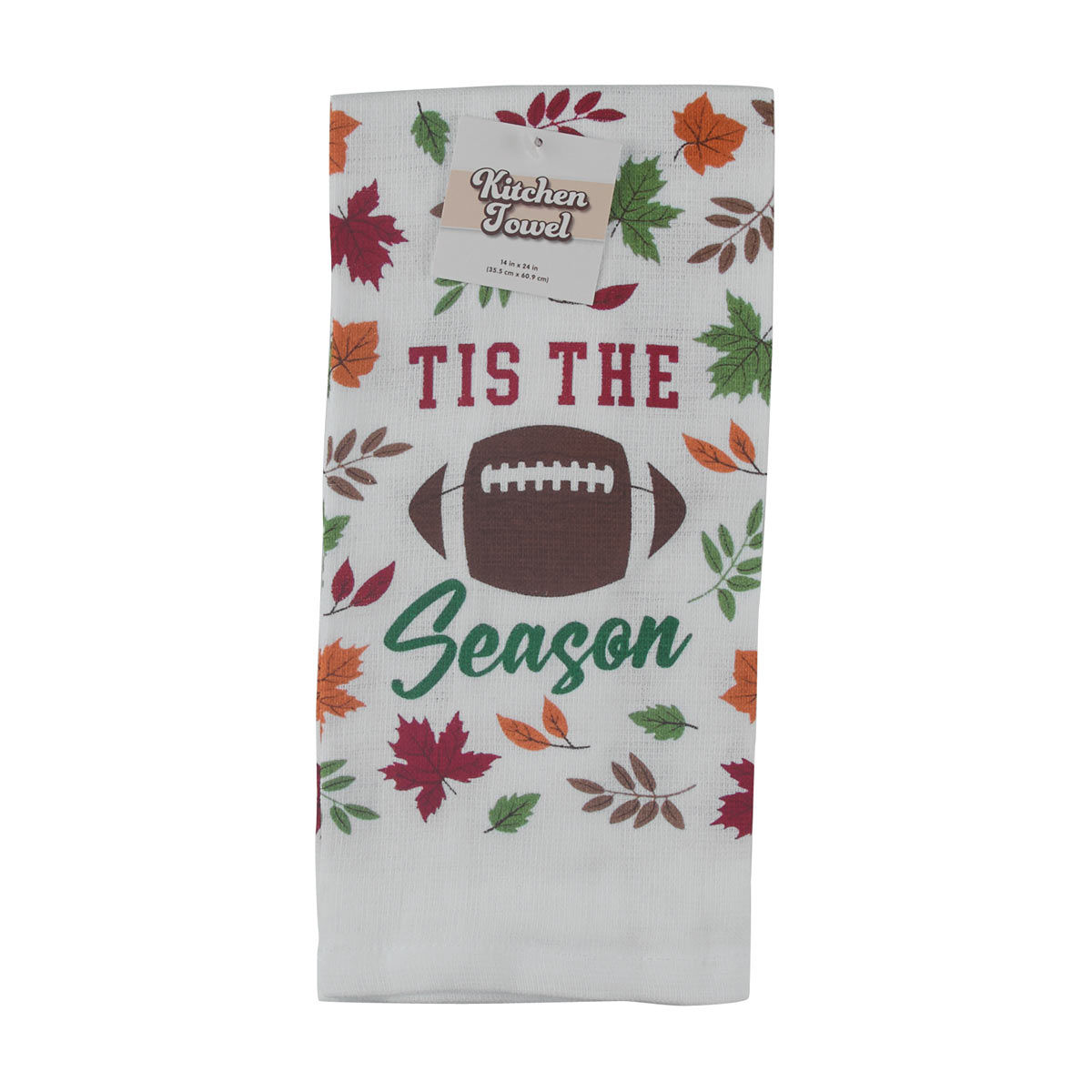 Football Printed Kitchen Towel, 14x24 in