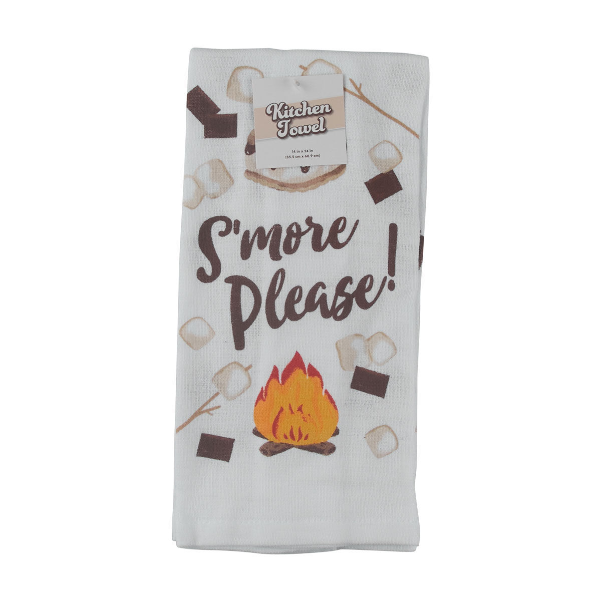 S'more Please Printed Kitchen Towel, 14x24 in