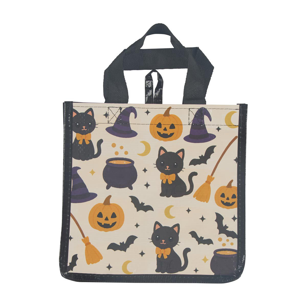 Halloween Icons Printed Small Tote Bag