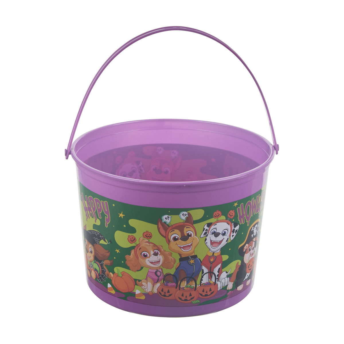 Licensed PAW Patrol Kids Halloween Treat Purple Bucket