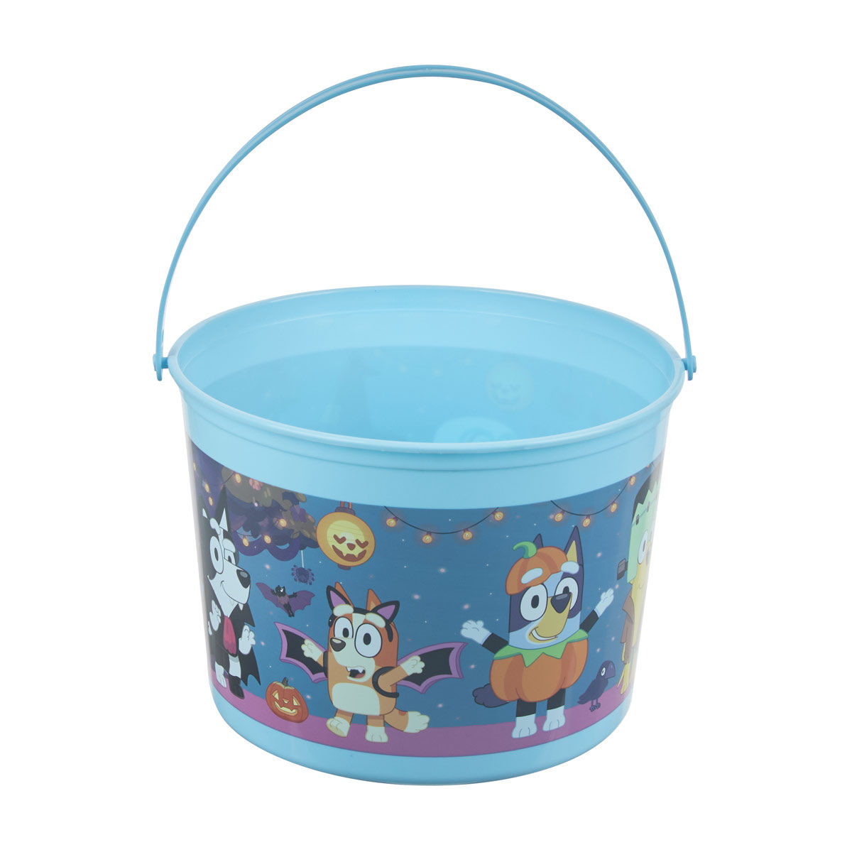 Licensed Bluey Kids Halloween Treat Blue Bucket