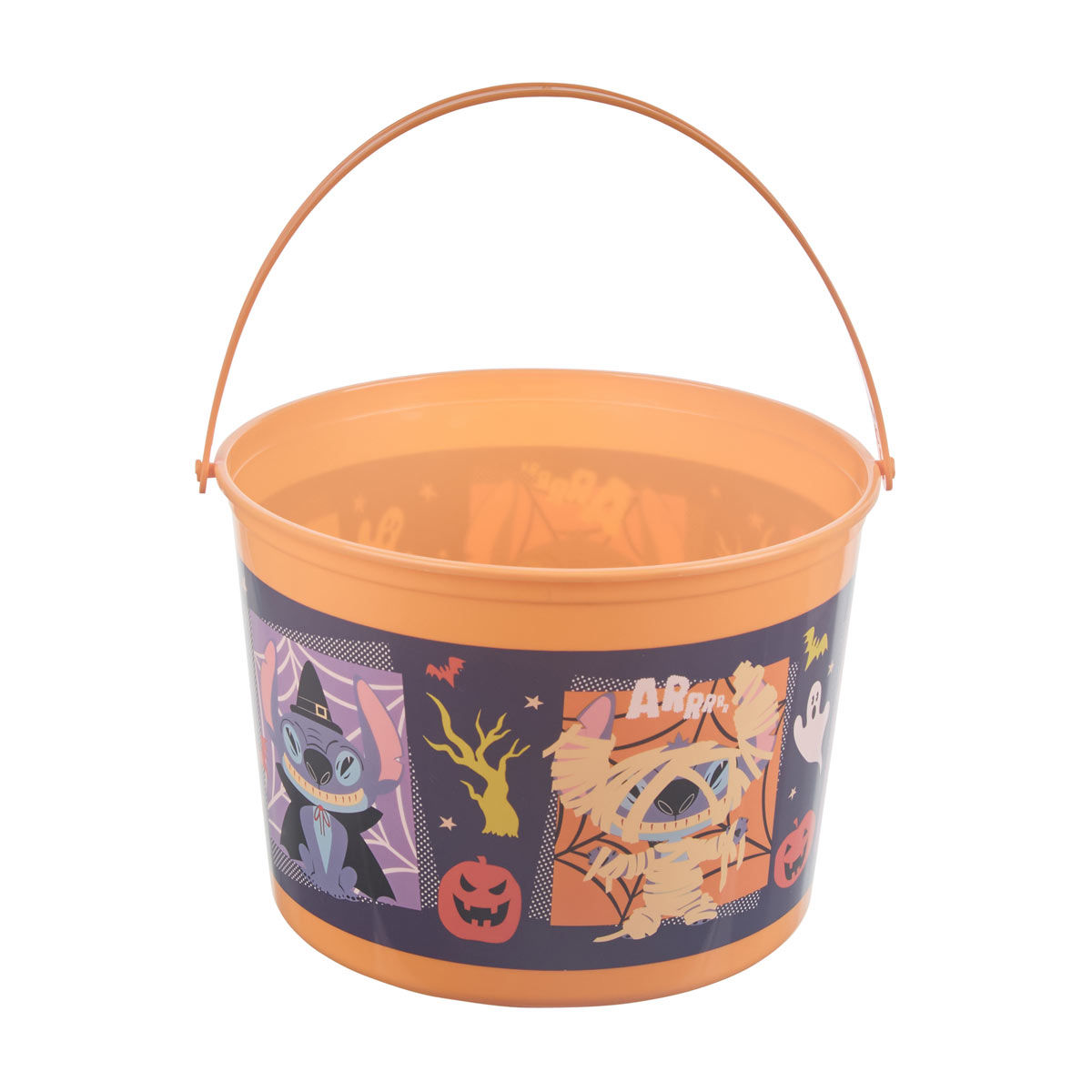 Halloween Orange Licensed Stitch Treat Bucket — Dollar General