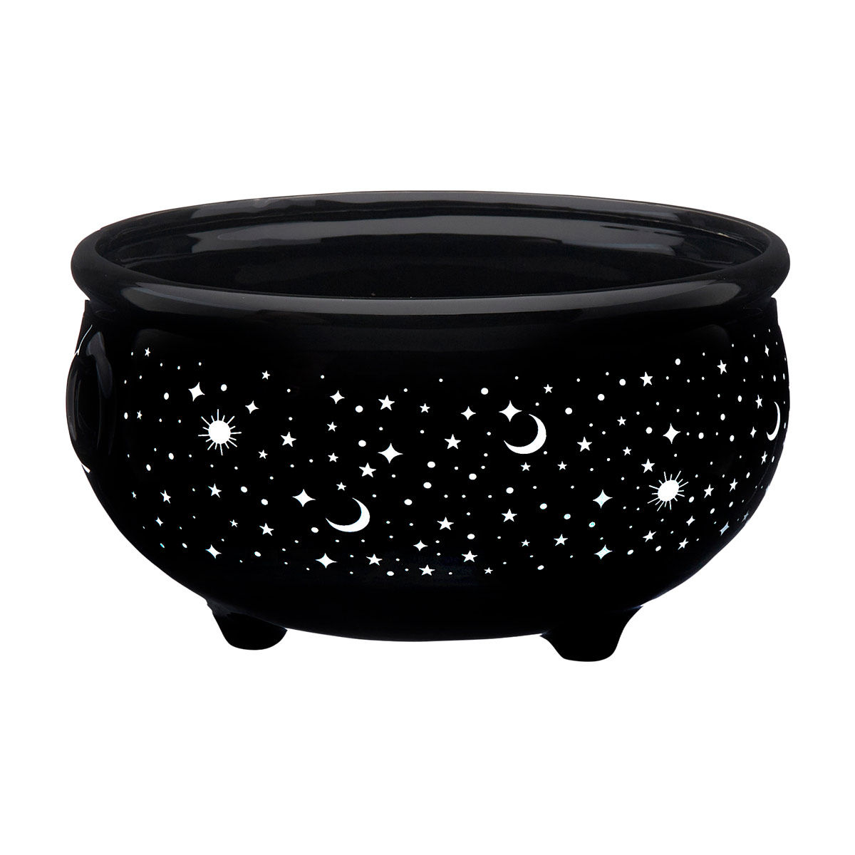 Halloween-Black-Cauldron-Candy-Bowl
