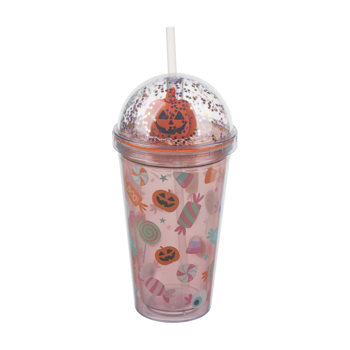 Halloween Double Wall Tumbler, 16 fl oz, 3 Assorted Designs