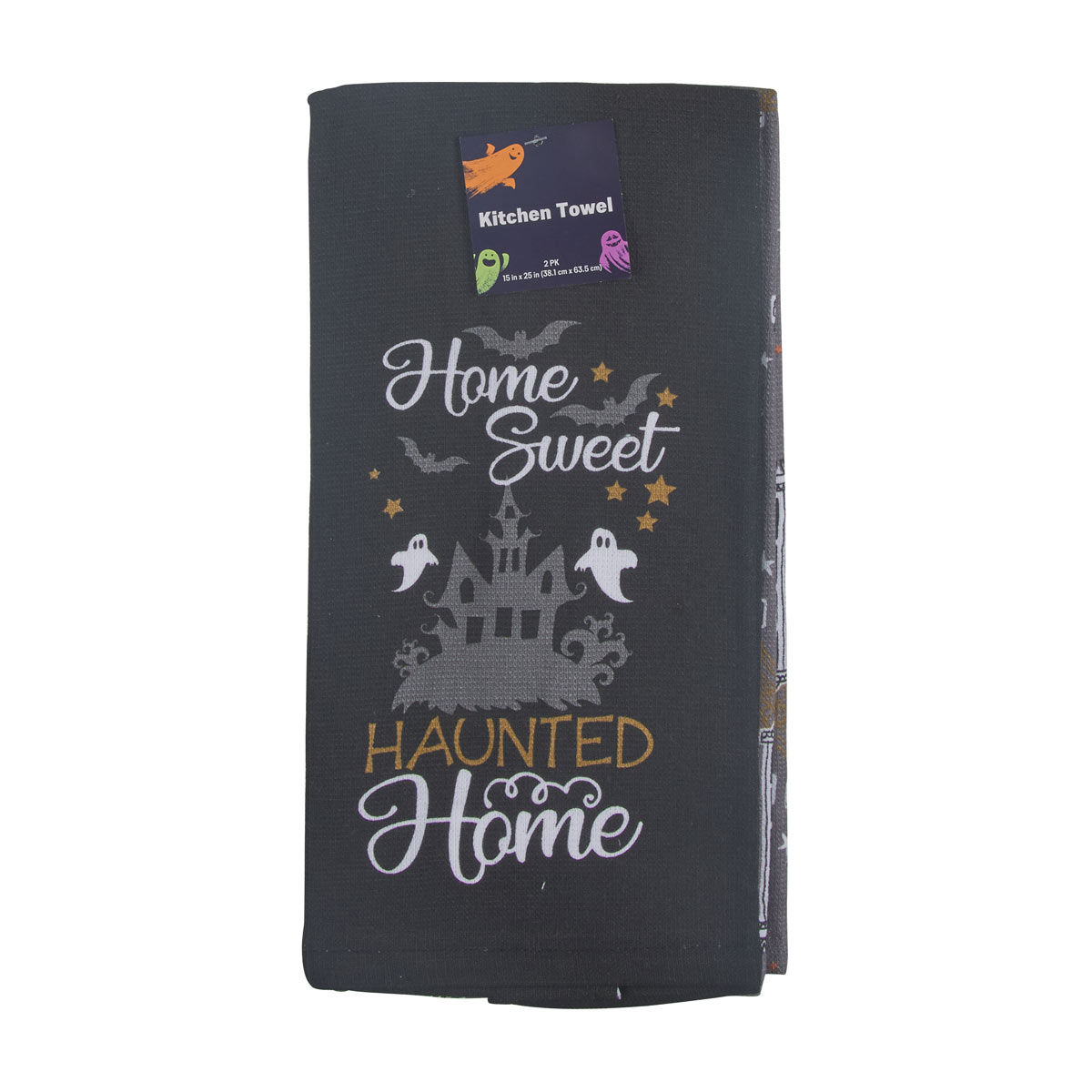 Halloween-Printed-Kitchen-Towel,-15x25-in,-2-ct