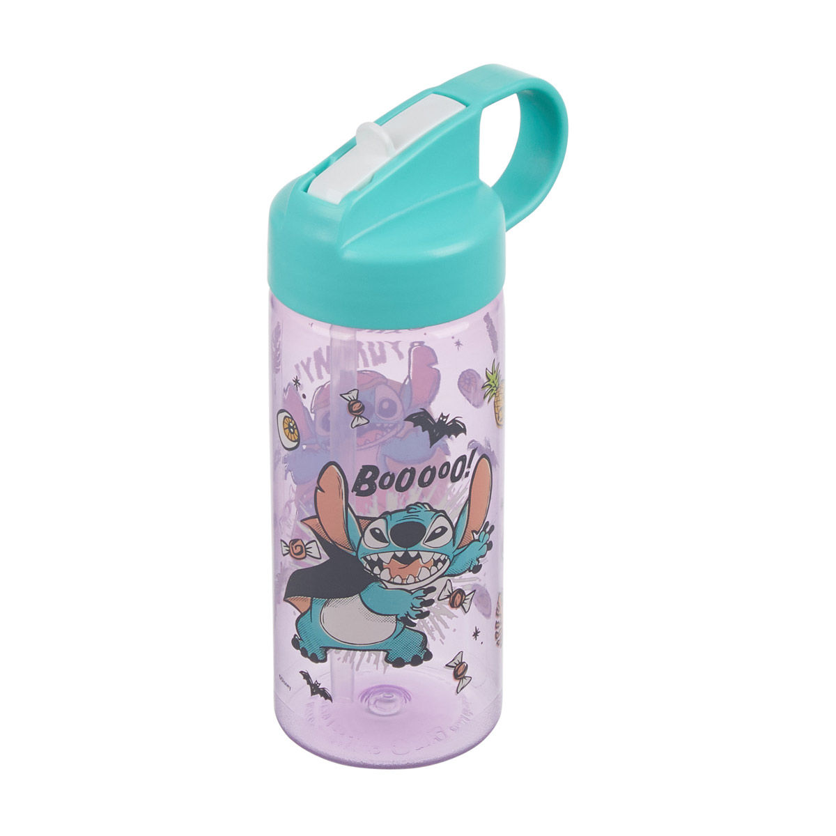Halloween Licensed Stitch Purple Water Bottle, 16 fl oz
