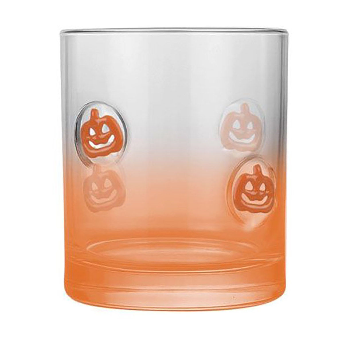 Halloween Orange Glass Tumbler
