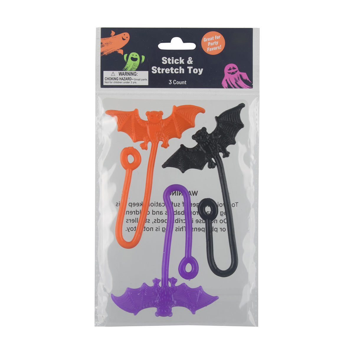 Halloween Stick & Stretch Toys, 3 ct