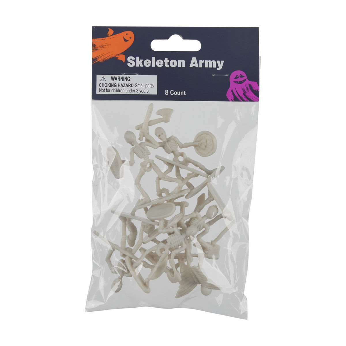 Halloween Skeleton Army Décor, 8 ct, 2 Assorted Styles