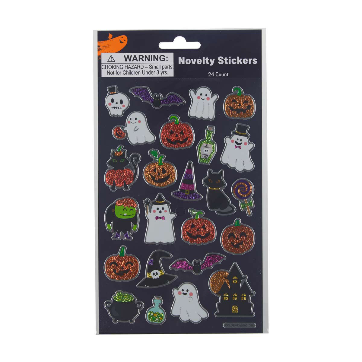 Halloween Novelty Stickers, 24 ct, 3 Assorted Patterns