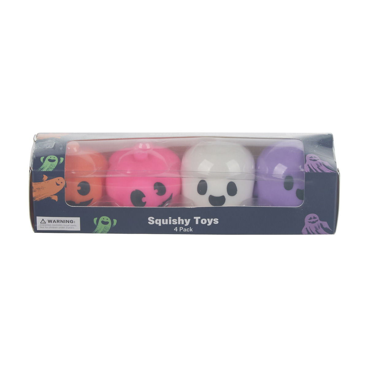 Halloween Squishy Pumpkin Toys, 4 pk