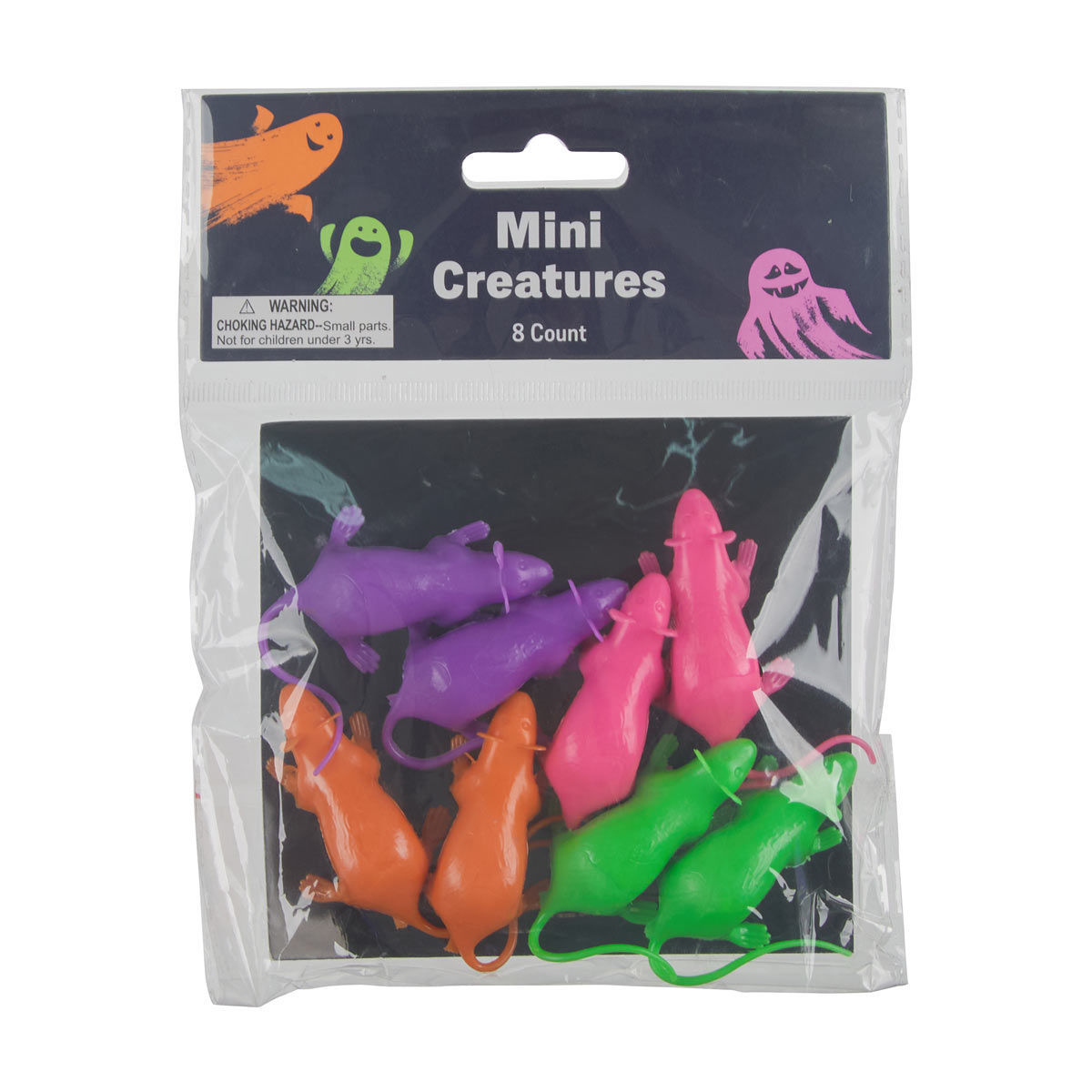 Halloween Spooky Mini Creatures, 8 ct, 3 Assorted Styles