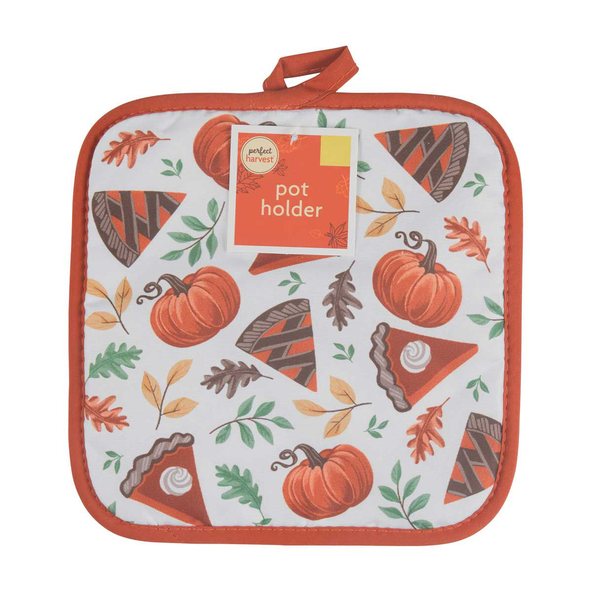 Perfect Harvest Halloween Pie Printed Pot Holder