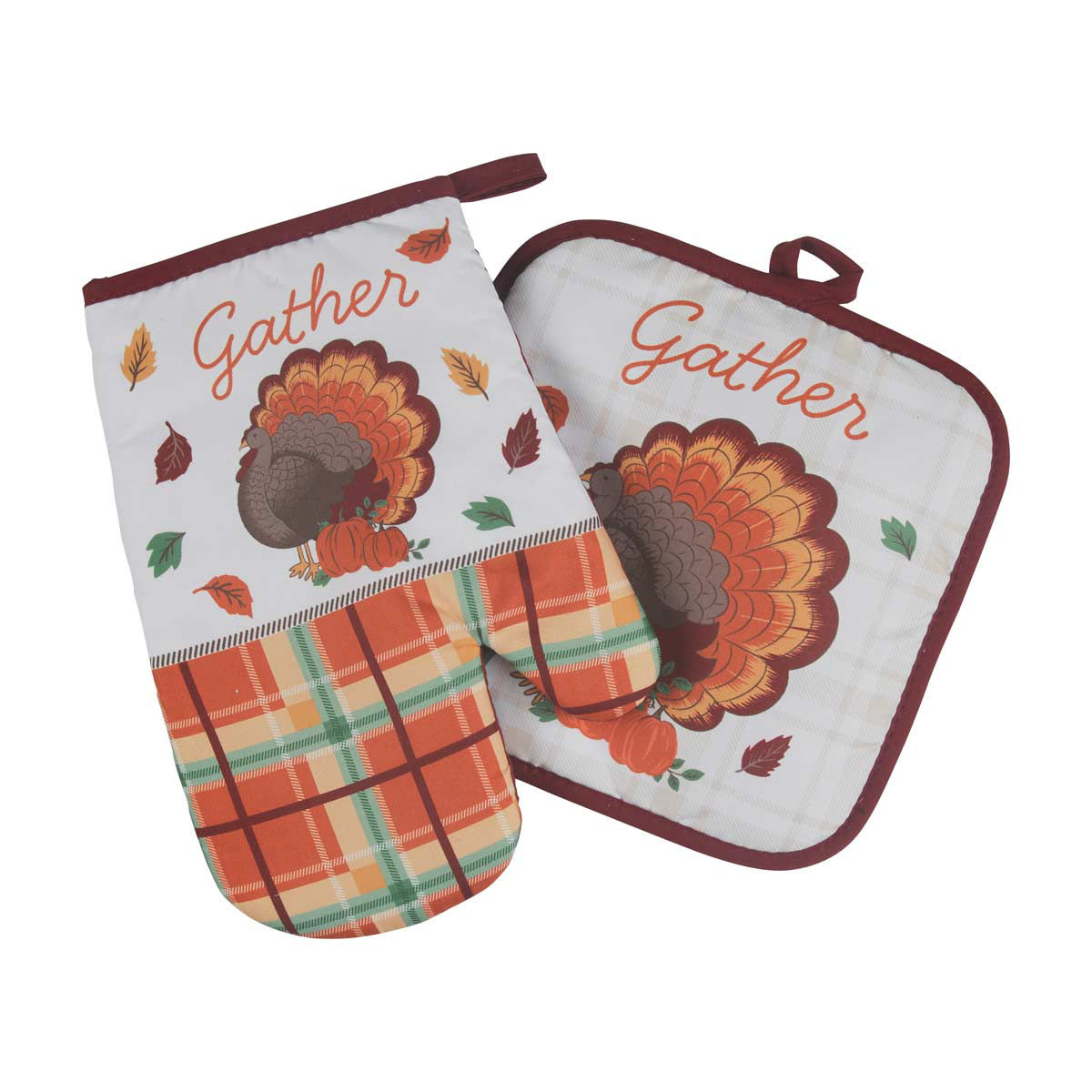 Perfect Harvest Halloween Turkey Printed Oven Mitt