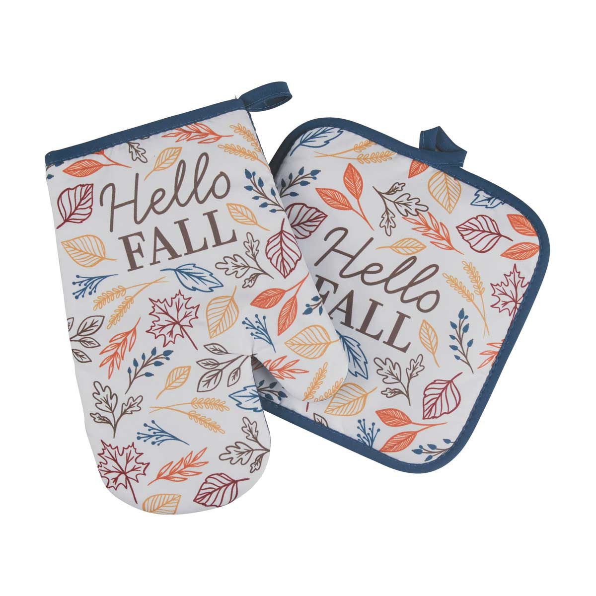 Perfect Harvest Halloween 'Hello Fall' Printed Oven Mitt