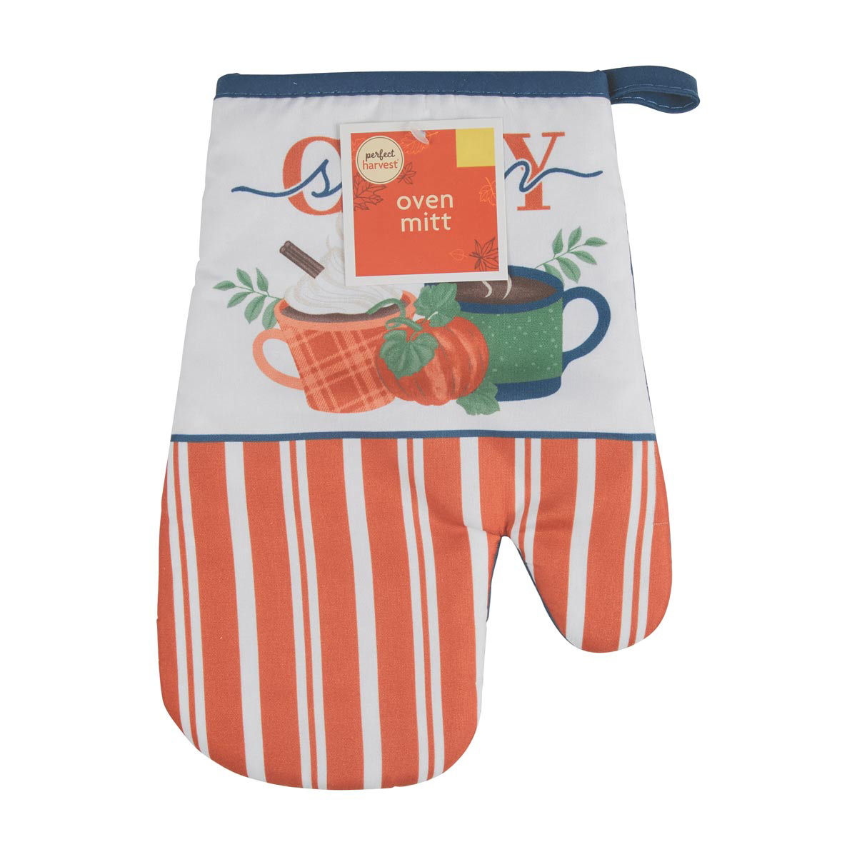 Perfect Harvest Halloween 'Cozy Season' Printed Oven Mitt
