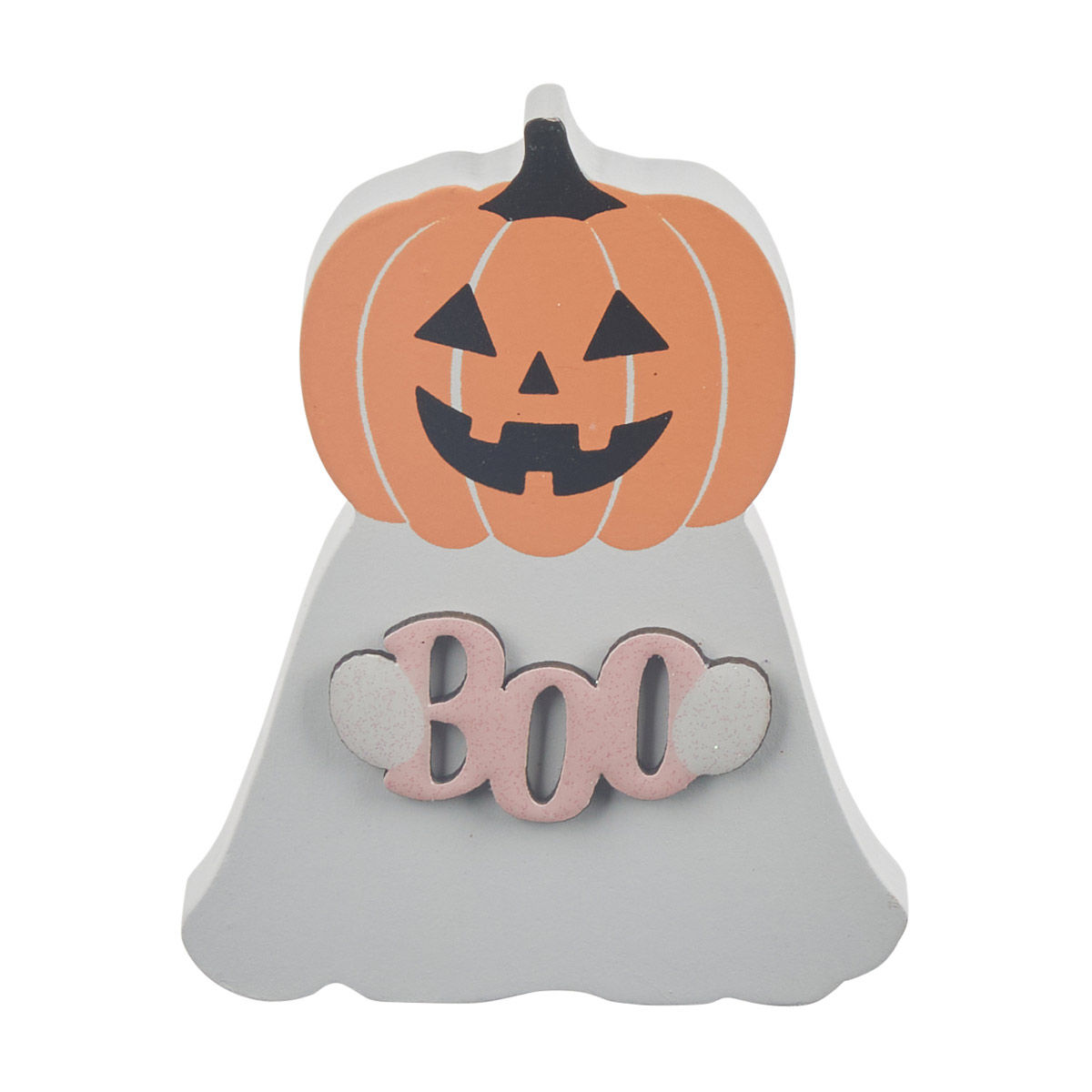 Halloween-Ghost-with-Pumpkin-Heads-Tabletop-Décor,-3-Assorted-Styles