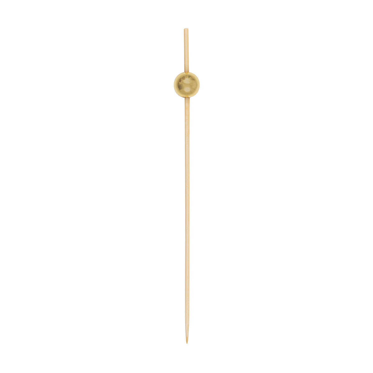 Premier Stylz Gold Bamboo Food Picks, 40 ct